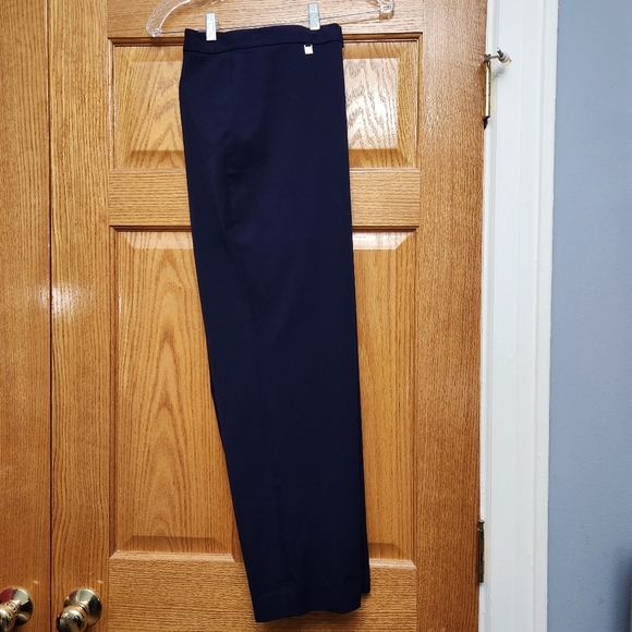 Lauren Ralph Lauren Plus Navy Trousers Dress Pants, 18W - Picture 1 of 5
